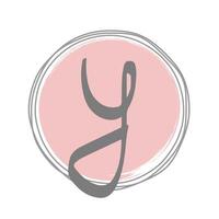 feminin y Logo Vorlage Design vektor