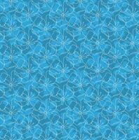 Blau abstrakt Blumen- Muster Hintergrund vektor