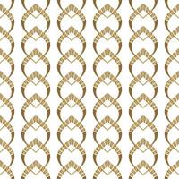 Kunst Deko Weiß Gold oder Bronze- Muster Design vektor