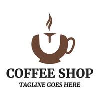 Vektor Logo Illustration von ein Kaffee