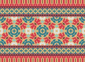 korsa sy. pixel. geometrisk etnisk orientalisk sömlös mönster traditionell bakgrund. aztekisk stil abstrakt vektor illustration. design för textil, ridå, matta, tapet, Kläder, omslag