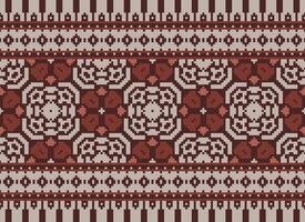 korsa sy. pixel. geometrisk etnisk orientalisk sömlös mönster traditionell bakgrund. aztekisk stil abstrakt vektor illustration. design för textil, ridå, matta, tapet, Kläder, omslag