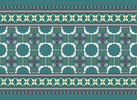 korsa sy. pixel. geometrisk etnisk orientalisk sömlös mönster traditionell bakgrund. aztekisk stil abstrakt vektor illustration. design för textil, ridå, matta, tapet, Kläder, omslag