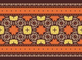 korsa sy. pixel. geometrisk etnisk orientalisk sömlös mönster traditionell bakgrund. aztekisk stil abstrakt vektor illustration. design för textil, ridå, matta, tapet, Kläder, omslag