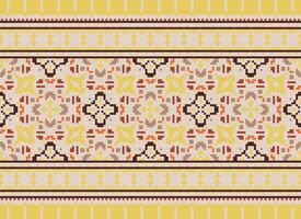 korsa sy. pixel. geometrisk etnisk orientalisk sömlös mönster traditionell bakgrund. aztekisk stil abstrakt vektor illustration. design för textil, ridå, matta, tapet, Kläder, omslag