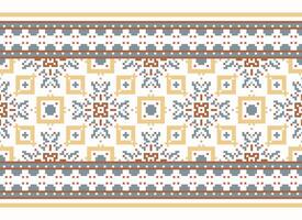 korsa sy. pixel. geometrisk etnisk orientalisk sömlös mönster traditionell bakgrund. aztekisk stil abstrakt vektor illustration. design för textil, ridå, matta, tapet, Kläder, omslag