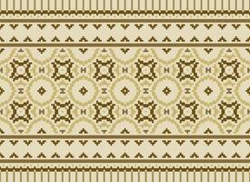 Blumen- Kreuz Stich stickerei.geometrisch ethnisch orientalisch nahtlos Muster traditionell Hintergrund.aztec Stil abstrakt Vektor illustration.design zum Textur, Stoff, Kleidung, Verpackung, Dekoration, Druck.