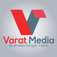 varat media logotyp vektor