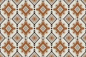 geometrisch ethnisch Blume Muster zum Hintergrund, Stoff, Verpackung, Kleidung, Tapete, Batik, Teppich, Stickerei Stil vektor