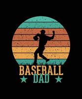 alt retro Jahrgang Baseball Design zum Baseball Liebhaber vektor