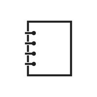 Zwischenablage Notizbuch Symbol Vektor Design Vorlagen