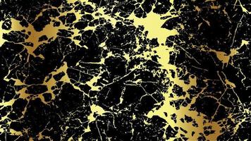 schwarze Grunge-Textur auf goldenem Hintergrund vektor