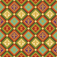 sömlös mönster av färgrik ruter och trianglar. de geometrisk former skapar för tyg ,batik,vektor,illustration,mönster,broderi,retro,infödd amerikan mönster, broderi vektor