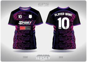 eps Jersey Sport Hemd Vektor.abstrakt Muster Design, Illustration, Textil- Hintergrund zum runden Hals Sport T-Shirt, Fußball Jersey Hemd vektor