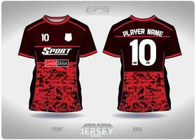 eps Jersey Sport Hemd Vektor.abstrakt Muster Design, Illustration, Textil- Hintergrund zum runden Hals Sport T-Shirt, Fußball Jersey Hemd vektor