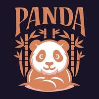 söt panda vektor