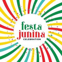 festia junina juni månad brasiliansk festival bakgrund vektor