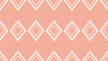 traditionell ethnisch Ikat Motiv Stoff Muster Hintergrund geometrisch .ikat Stickerei ethnisch Muster Rosa Pastell- Rose Rosa Hintergrund Hintergrund. abstrakt, Vektor, Illustration. Textur, Rahmen, Dekoration. vektor