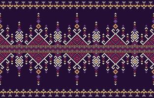 korsa sy mönster. etnisk mönster av geometrisk former. design för tyg, mönster, pixel, broderi ,motiv,handduk,horisontell,gräns,folk,retro,hantverk,abstrakt,batik,sicksack. vektor