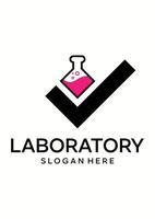 Logo Laboratorium Idee Vektor Logo Design