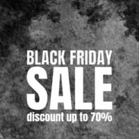 Vektor-Illustration von Black Friday Sale Banner mit Aquarell Textur auf weißem Hintergrund. Inschrift-Design-Vorlage. vektor