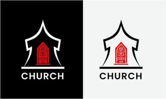 ai generiert Tempel Logo Symbol Symbol Kirche Turm Religion Gebäude Logo Design minimalistisch modern Vorlage vektor