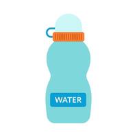 Sport Flasche hydro Flasche Wasser. Sport Wasser Flasche Vektor Illustration bunt.