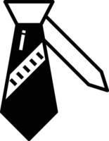 slips glyf och linje vektor illustration