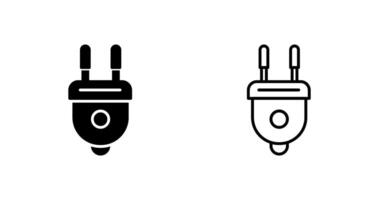 Plug-Vektor-Symbol vektor