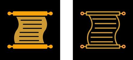 Rolle des Papiervektorsymbols vektor