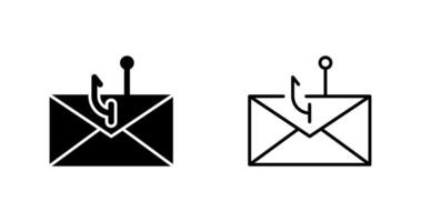 Phishing-Vektor-Symbol vektor