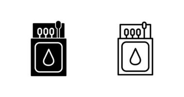 Streichholzschachtel-Vektorsymbol vektor