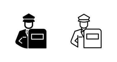 Vektorsymbol der Bereitschaftspolizei vektor