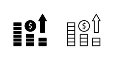 Vektorsymbol für Investitionen vektor