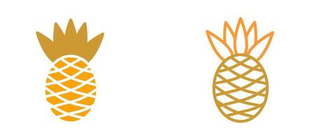 Ananas-Vektor-Symbol vektor