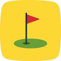 Golf-Ikonen-Vektor-Illustration vektor