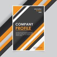 moderna företag broschyr mall minimals vektor