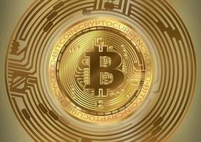 kryptovaluta mynt bitcoin konst vektor bakgrund