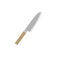 japanisch Sushi Messer eben Design Vektor Illustration. Design Element, Illustration mit Scharf Stahl Fisch Messer zum Sushi Bar, japanisch oder Meeresfrüchte Restaurant Speisekarte