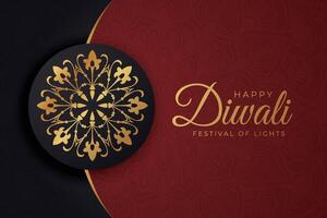 diwali - indisk festival av lampor, design mall för vykort, inbjudningar, hälsning kort, affischer, flygblad, bakgrund och baner mönster. vektor