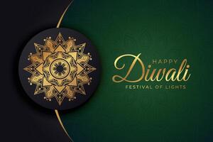 Diwali - - indisch Festival von Beleuchtung, Design Vorlage zum Postkarten, Einladungen, Gruß Karten, Poster, Flyer, Hintergrund und Banner Entwürfe. vektor