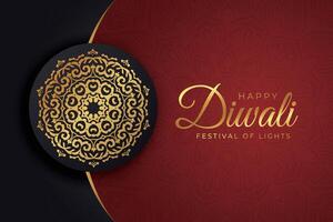 Diwali - - indisch Festival von Beleuchtung, Design Vorlage zum Postkarten, Einladungen, Gruß Karten, Poster, Flyer, Hintergrund und Banner Entwürfe. vektor