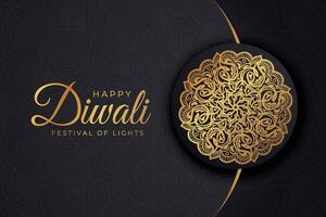 diwali - indisk festival av lampor, design mall för vykort, inbjudningar, hälsning kort, affischer, flygblad, bakgrund och baner mönster. vektor