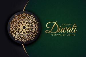 Diwali - - indisch Festival von Beleuchtung, Design Vorlage zum Postkarten, Einladungen, Gruß Karten, Poster, Flyer, Hintergrund und Banner Entwürfe. vektor