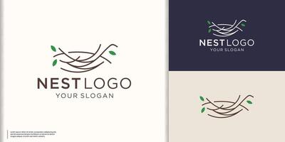 abstrakt bo ikon logotyp illustration symbol bo natur linje begrepp. vektor