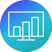 Vektorstatistik Ikon vektor