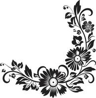 kompliziert Tinten elegant dekorativ Gekritzel Symbol im glatt schwarz Kurven und Reize stilvoll Vektor Logo Hervorheben Gekritzel Dekorationen