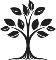 grön arv dynamisk vektor logotyp design för träd plantage berså tillgivenhet elegant svart ikon betecknande träd plantage