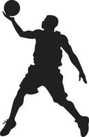 Dunk Diskurs Vektor Kunst zum Band Gespräche zuschlagen Saga Basketball Spieler Dunk Vektor Symbol im Vektor Epos
