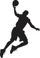 Dunk Dynastie entschlüsselt Basketball Spieler Vektor Logo Geheimnisse Antenne Behörde Dunk Vektor Symbol zum Band Kommandanten